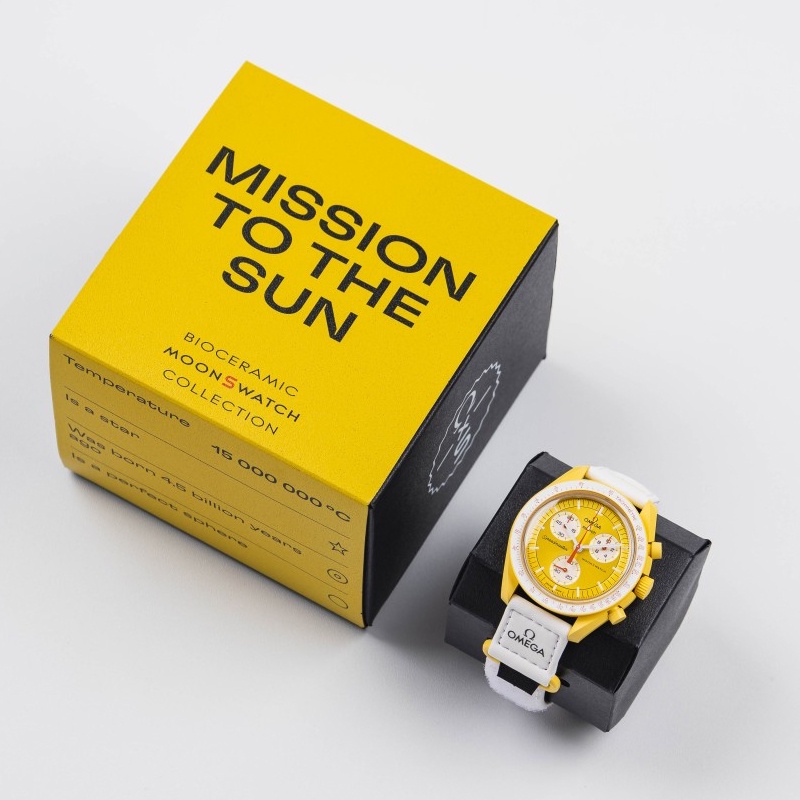 Jam Tangan Omega X Swatch Mission To The Sun