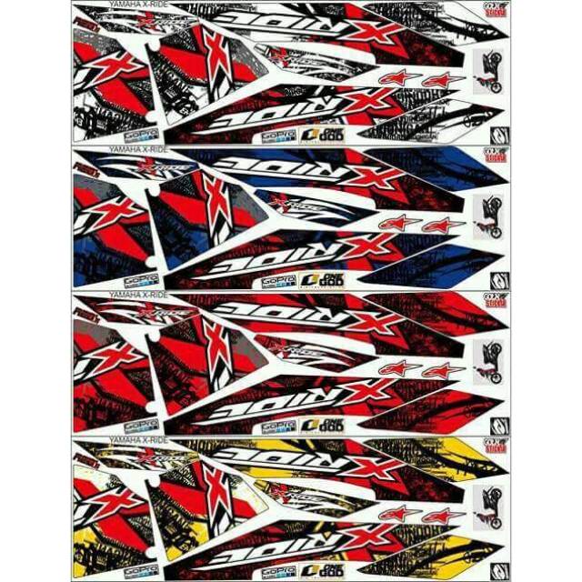 STRIPING VARIASI X-RIDE