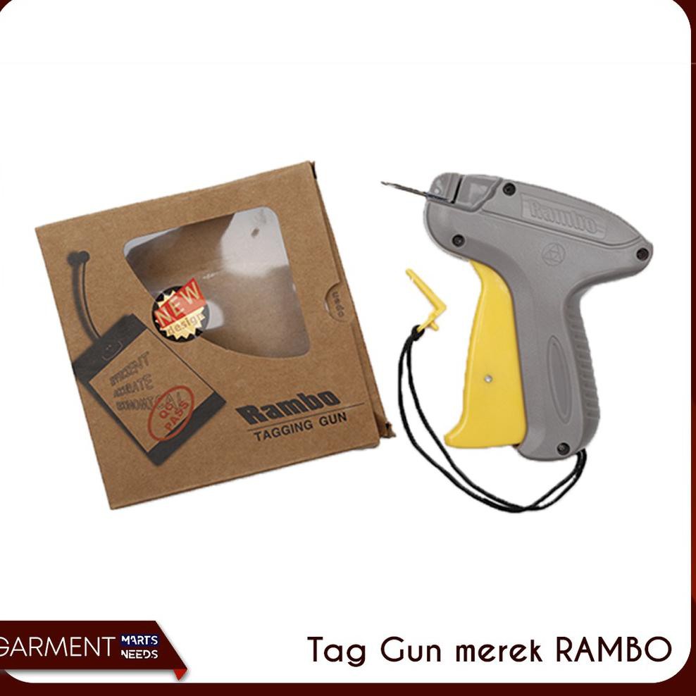 

TEMBAKAN TAG GUN alat pemasang tag pin label harga MERK RAMBO (KODE C4643)