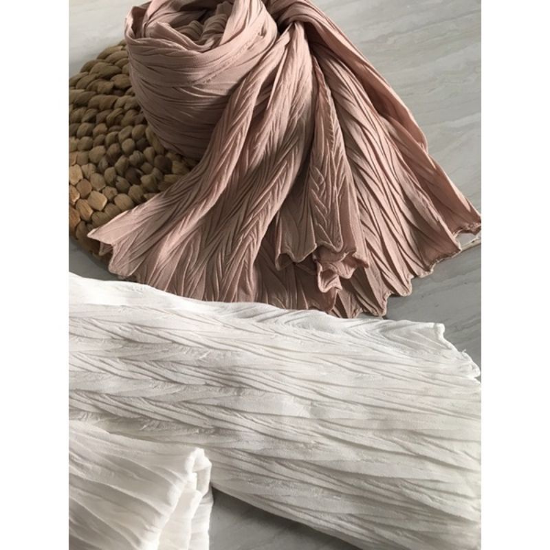 PASMINA ZAFRON (PASMINA PLISKET PADI)