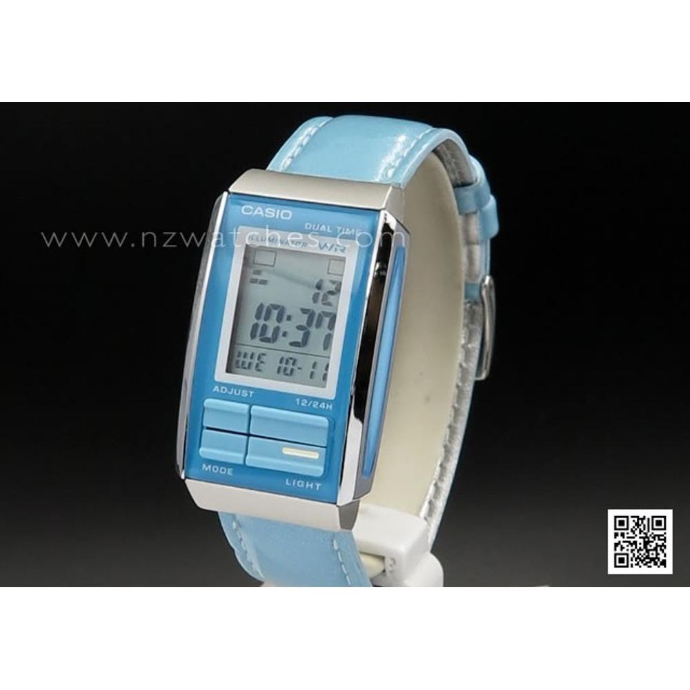 Jam Tangan Casio Futurist Original Wanita LA 201WBL 2A