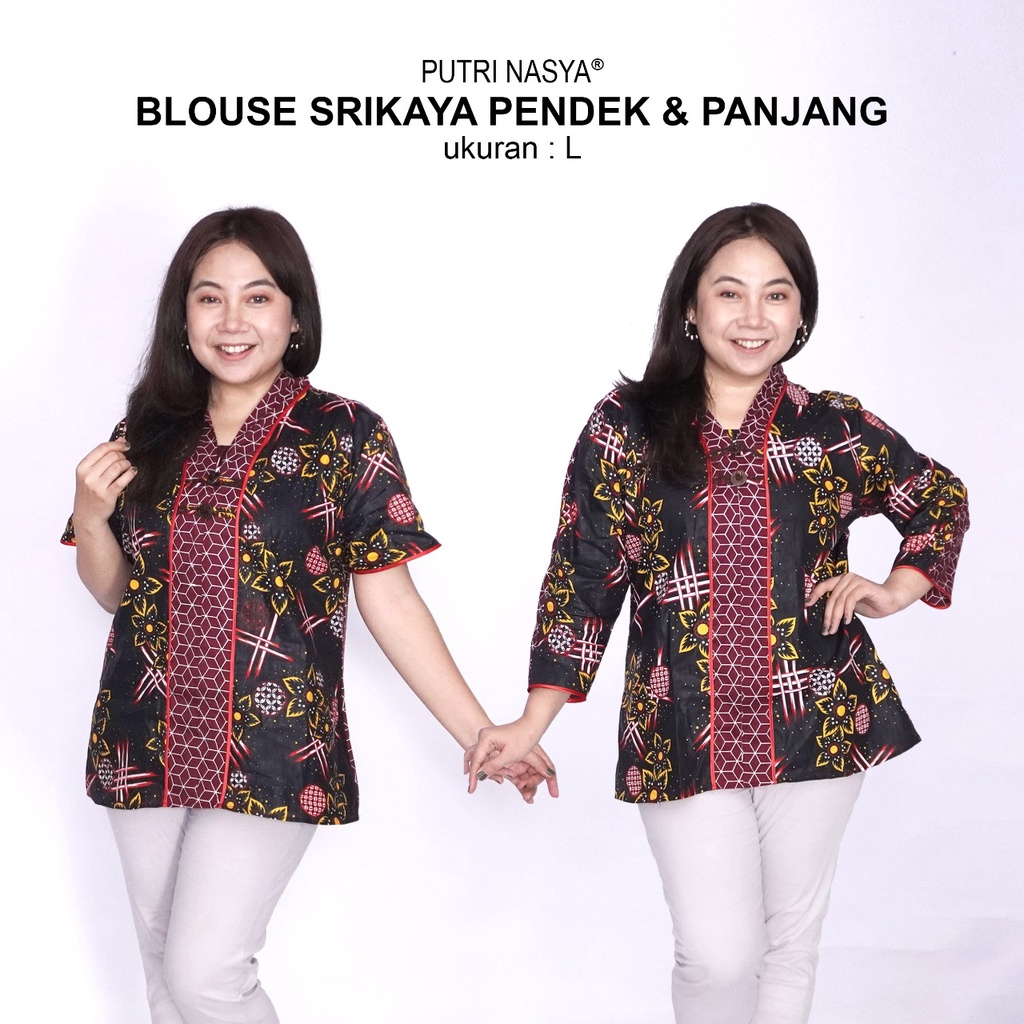 Blouse Big Size Batik Wanita Atasan Batik Lengkap S-M-L-XL-2L-3L-4L-5L-6L-7L Model Blus Jumbo Seragam Batik / Atasan Batik Bigsize Wanita / Pakaian Batik Kekinian Jumbo Kerja Kantor / Blus Batik Formal Wanita Model Terbaru Bahan Katun