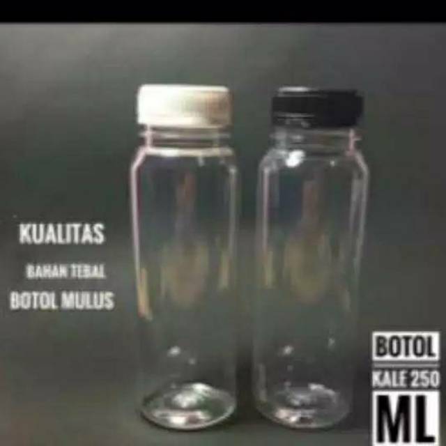 

MIN ORDER 10 PCS BOTOL PLASTIK KALE 250 ML BAHAN PET TEBAL 28GR,BOTOL MADU,JUS,SIRUP,THAI TEA,KOPI