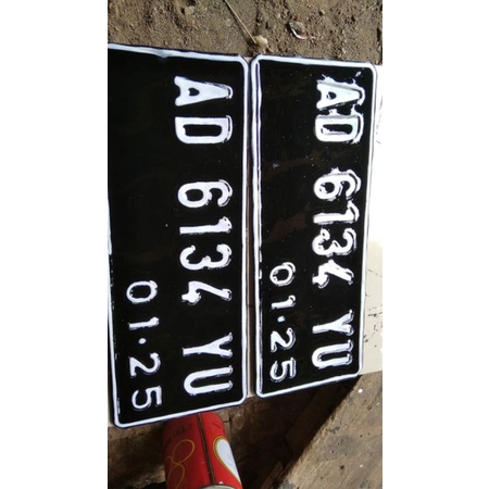 plat nomer ukuran kecil
