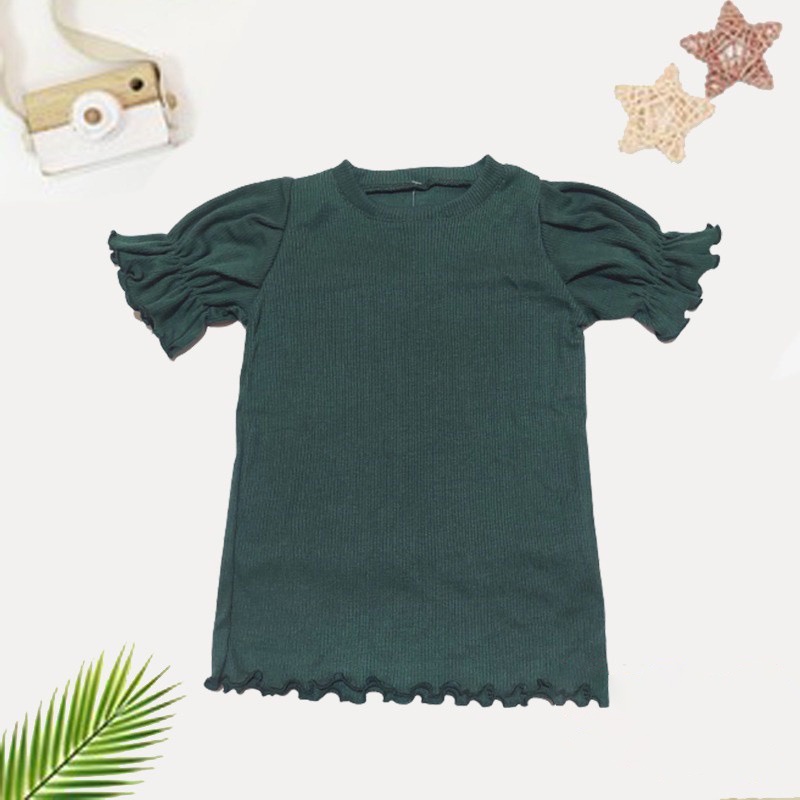 Baju Atasan anak Perempuan HOLLY BLOOM KNIT lengan balon 1-4th 99 ID