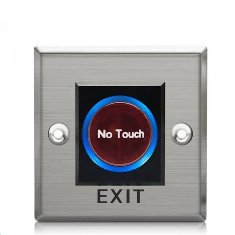 no touch exit button infrared exit door no touch tombol exit touchless tombol button tanpa sentuh