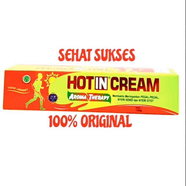 HOT IN CREAM AROMATHERAPHY - Tube Isi 120gram (Besar)