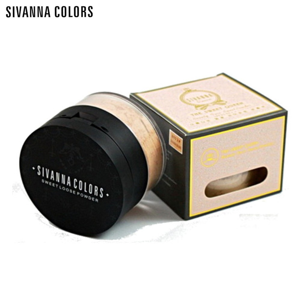 Sivanna Colors 2 IN 1 The Sweet Queen Loose & Press Powder #HF605 Bedak Tabur Shimmer Thailand