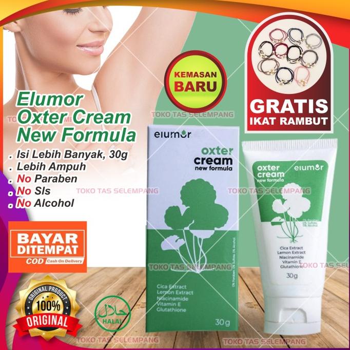 READY STOCK ELUMOR OXTER CREAM ORIGINAL OxterWhite Serum Pemutih Ketiak Selangkang