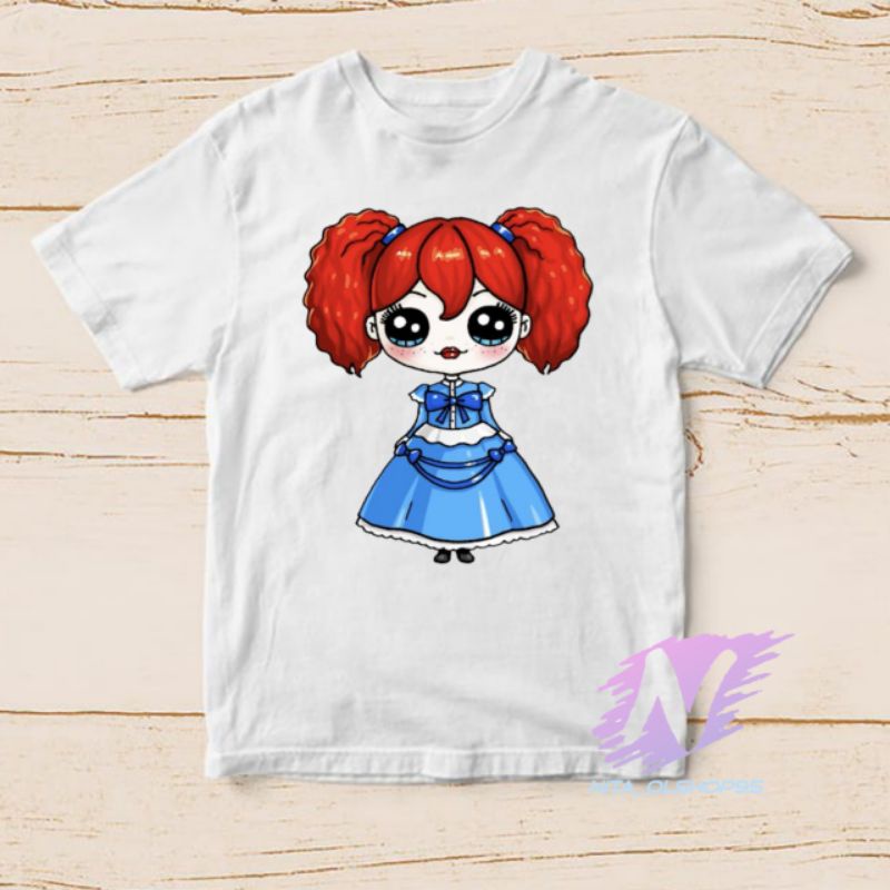 kaos karakter boneka huggy wuggy baju kaos anak