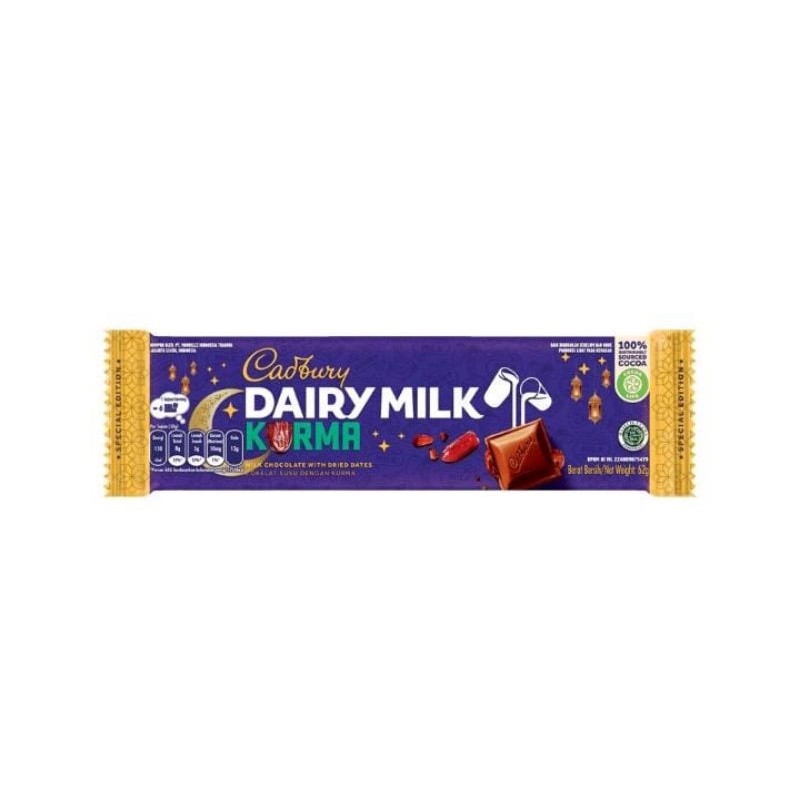 

Cadbury Dairy Milk Chocolate Kurma 62 g