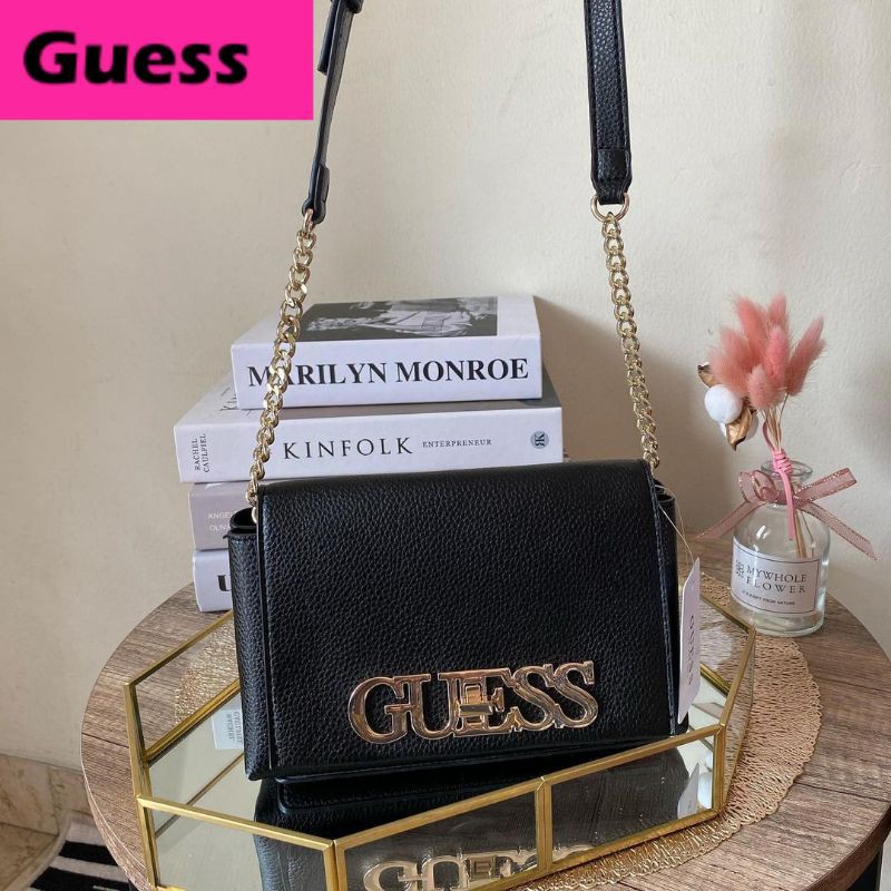 Tas Selempang Wanita Import, Crossbody Bag Original / Guess