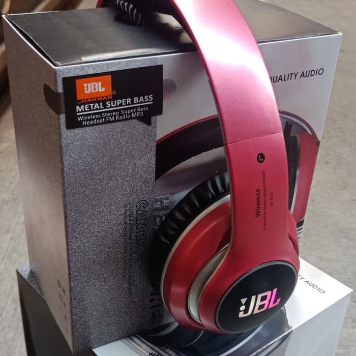 Headset Bluetooth JBL VJ033 Metal Super Bass Stereo