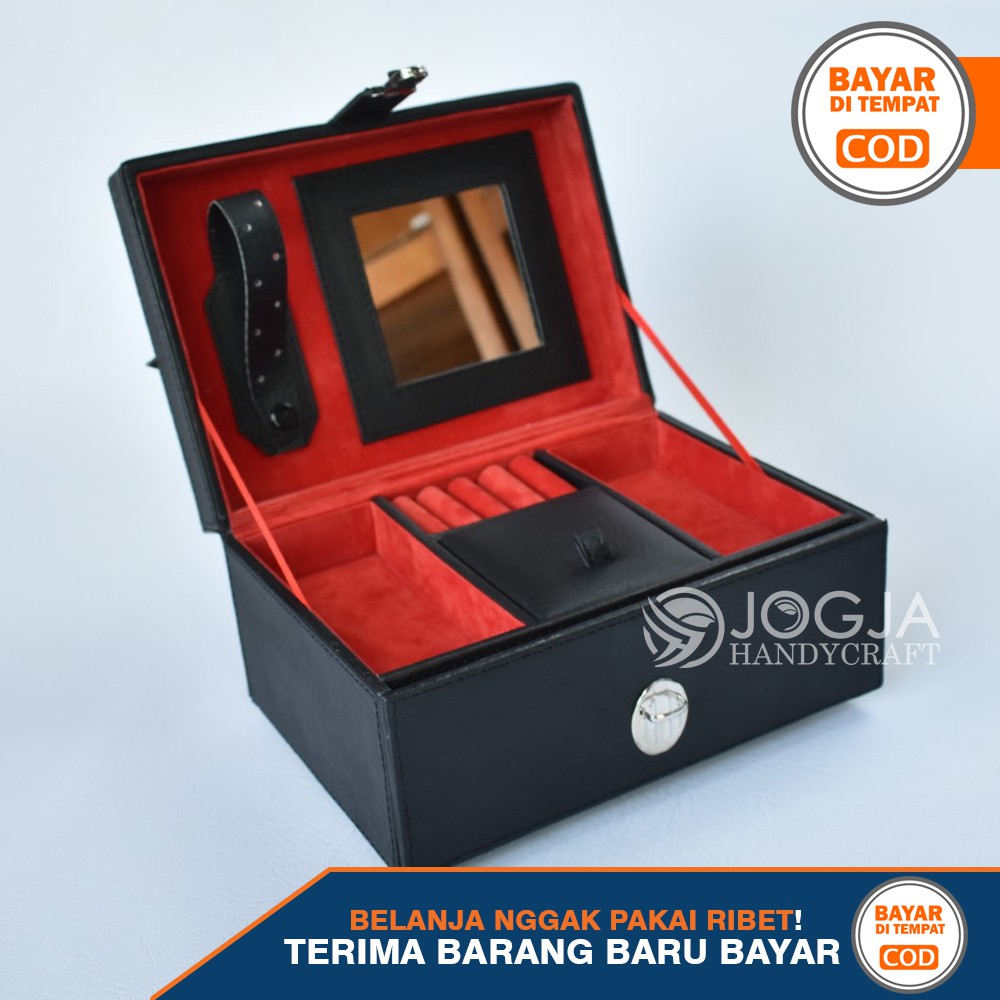 Jewelry Box - Kotak Tempat Perhiasan &amp; Aksesoris Cincin Gelang Kalung