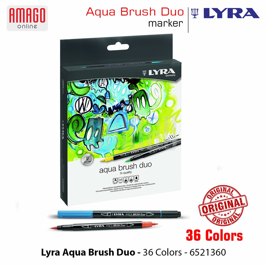 LYRA AQUA BRUSH DUO - SET 36 COLORS - 6521360