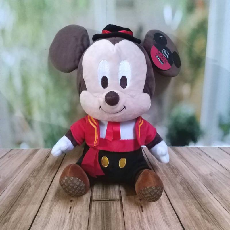 Boneka mickey mouse disney kostum/mickey mouse boneka/mickey mouse plush/mickey mouse plushy/mickey 