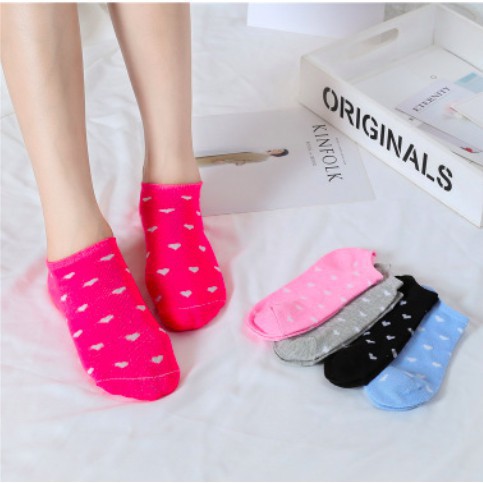 Kaos kaki Ankle Socks Pendek Love Kaos Kaki Motif Love Kaos Kaki Murah