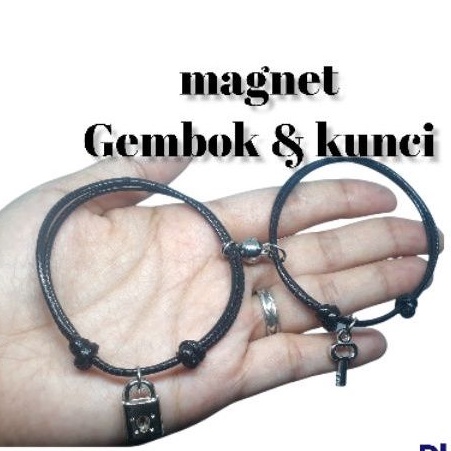 GELANG COUPLE MAGNET / GELANG COUPLE GEMBOK KUNCI / GELANG MAGNET / GELANG COUPLE / GELANG KAPEL / G