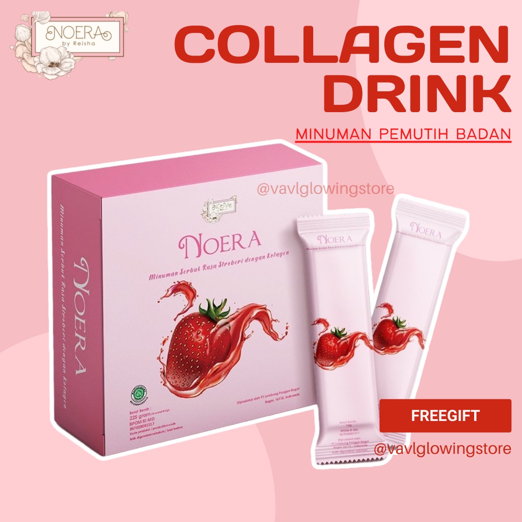 Noera Collagen Drink | Minuman Pemutih Kulit BPOM Noera Drink Collagen