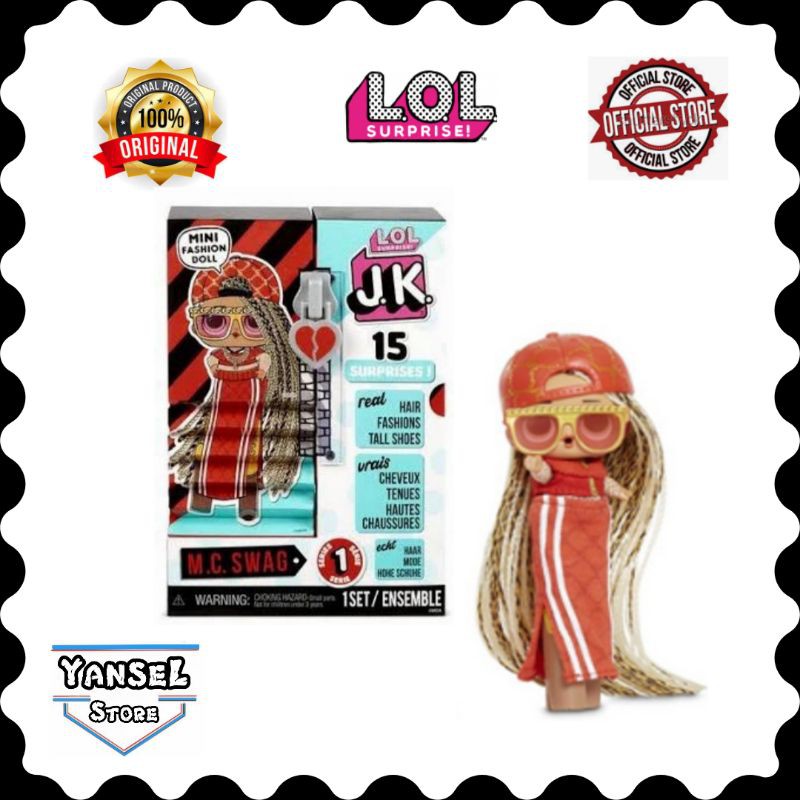 LOL Surprise JK M.C Swag Fashion Doll with 15 Surprises