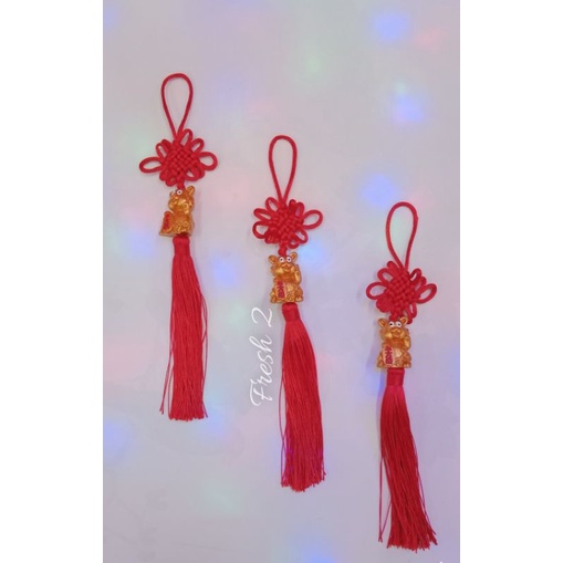 gantunganimlek sio macan / gantungan imlek macan / tasel imlek