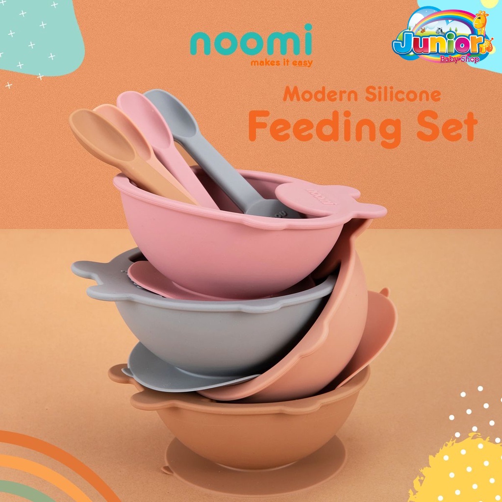 Noomi Modern Silicone Feeding Set