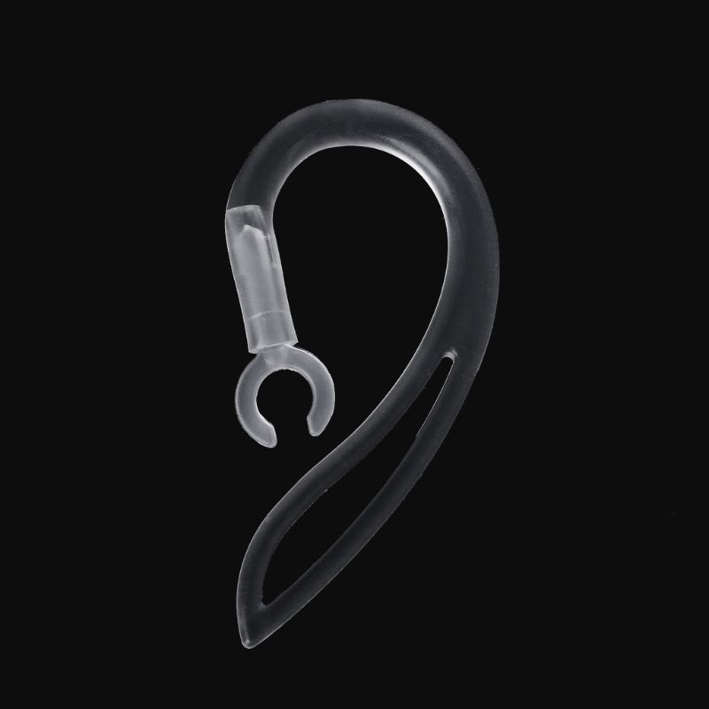 btsg 10mm Bluetooth Earphones Transparent Soft Silicone Ear Hook Loop Clip Headset