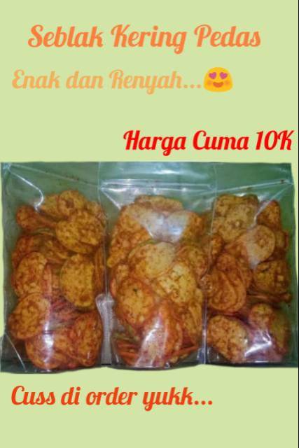 

Seblak kering pedas / Kerupuk Seblak / Kerupuk pedas / snack pedas / jajanan pedas / cemilan pedas