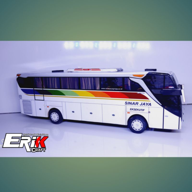 Mobil Mainan Miniatur Bus Miniatur Bis Sinar Jaya Jb3 Mobil Mainan