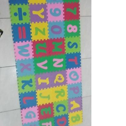 Mainan Edukatif Matras Puzzle Eccomat Mini ABC Mini Alphabet Angka