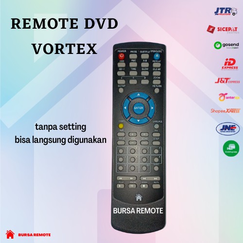 REMOTE DVD VORTEX - ECERAN Dan GROSIR