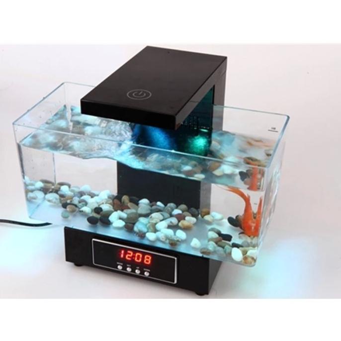 Akuarium Desktop Usb 2013-D Mini Aquarium Mini Akuarium Fish Tank Usb Am820842