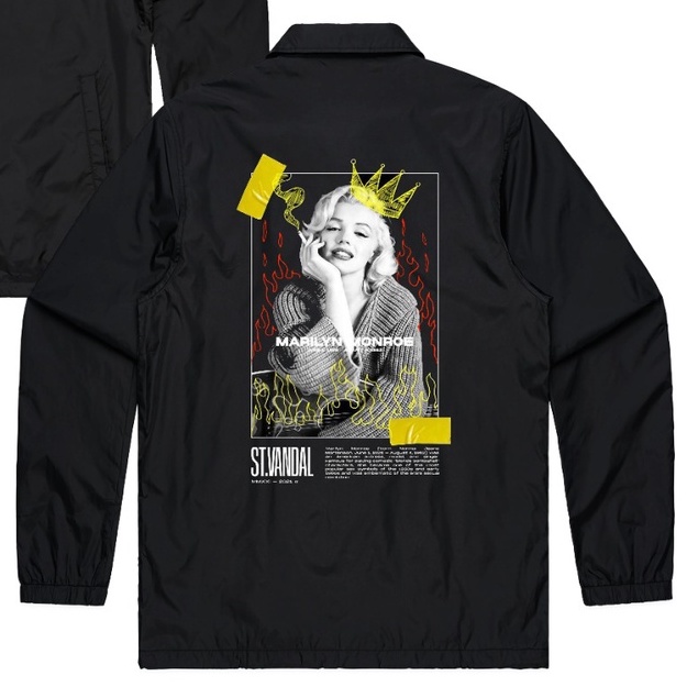 MVP - Marlyn Monroe Coach Jaket - Jaket Parasut Pria dan Wanita