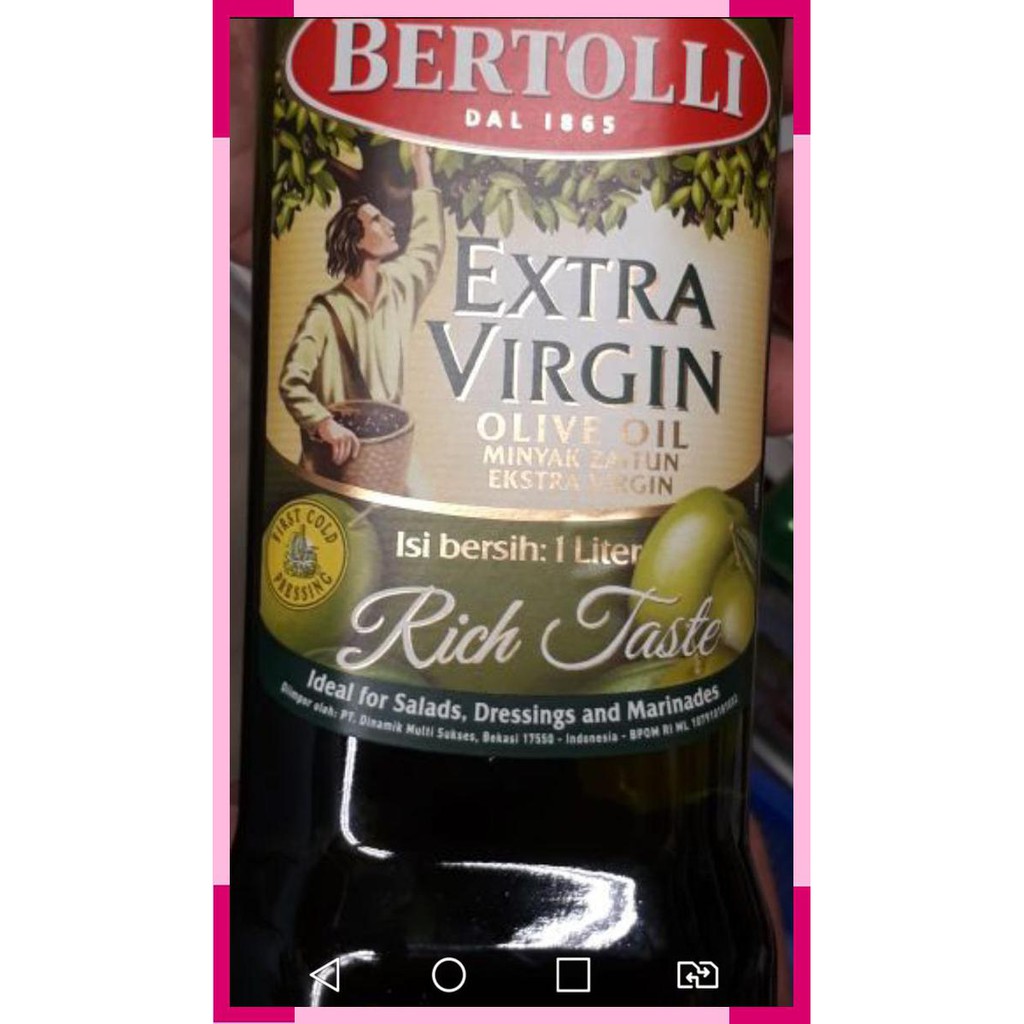 Bertolli extra virgin olive oil 1 liter