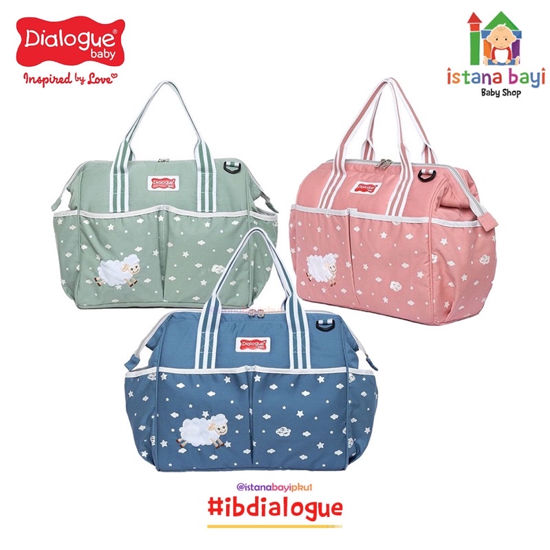 Dialogue Baby Tas Sedang Baby Sheep Series DGT7311 / Tas Perlengkapan Bayi