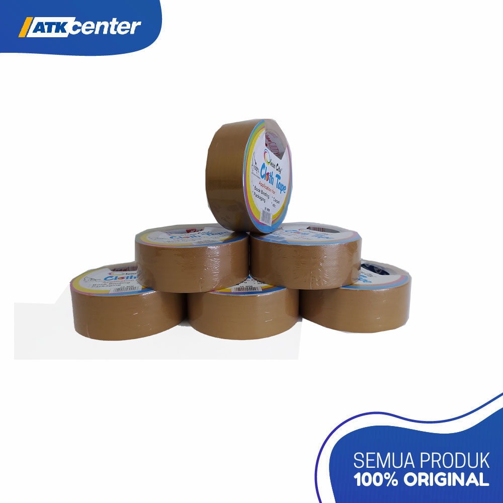 

Cloth Tape / Lakban Kain Olean City 1.5" (36 MM X 10 M) Cream / Krem