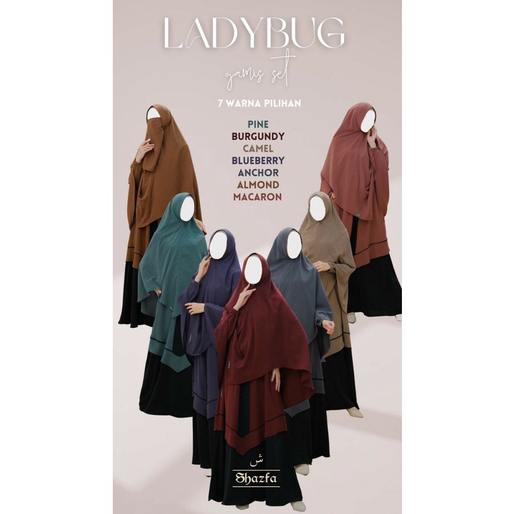 Gamis LadyBug Set by Shazfa