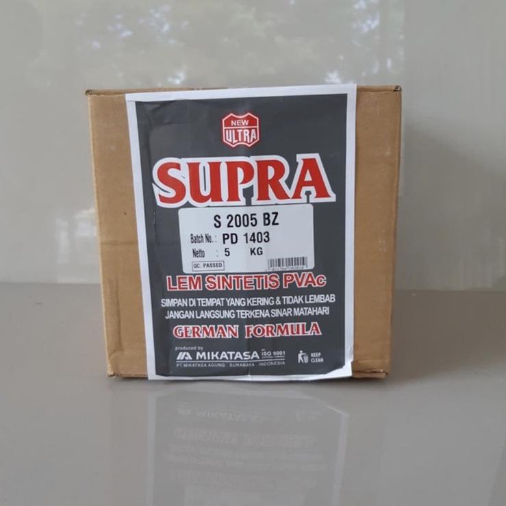 

[PRODUK S0MSY] lem putih supra 5KG JV0