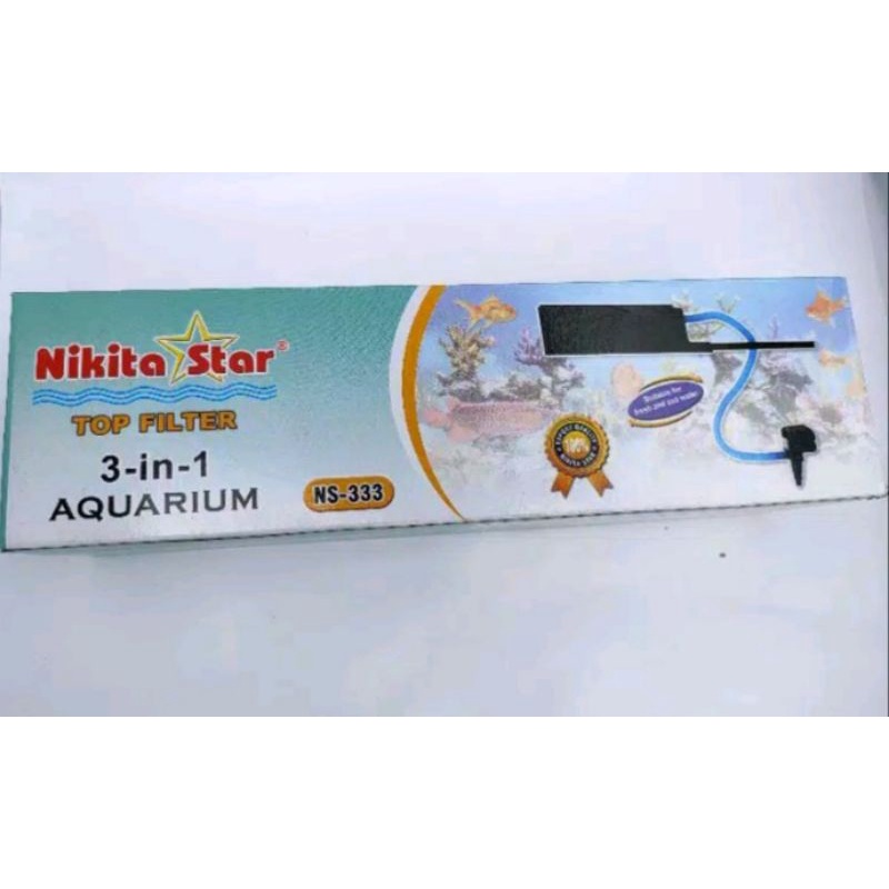 Nikita Star Top Filter Aquarium 3 in 1 NS 333 NS333 NS-333