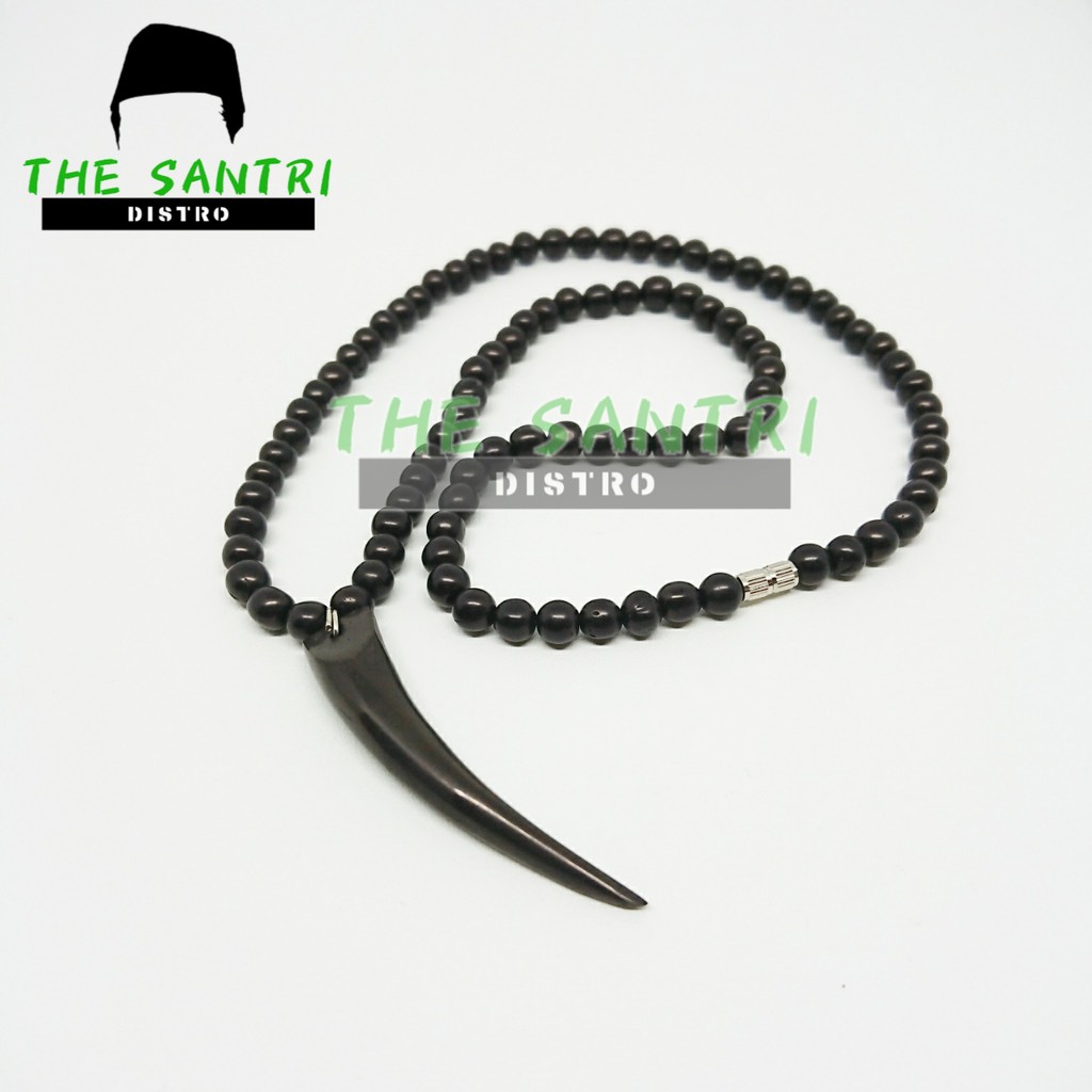 Kalung Kaukah Kokka Bulat Taji Hitam/Kokka Original/Kokka Ori/Kaukah Dijamin Asli/Kaukah Murah