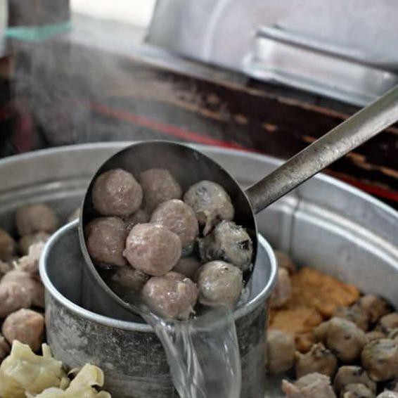 irus bakso stainless 600cc /centong bakso /irus kuah