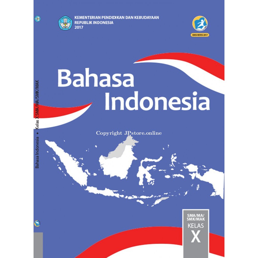 Cover Buku Bahasa Indonesia Kurtilas Kelas 10