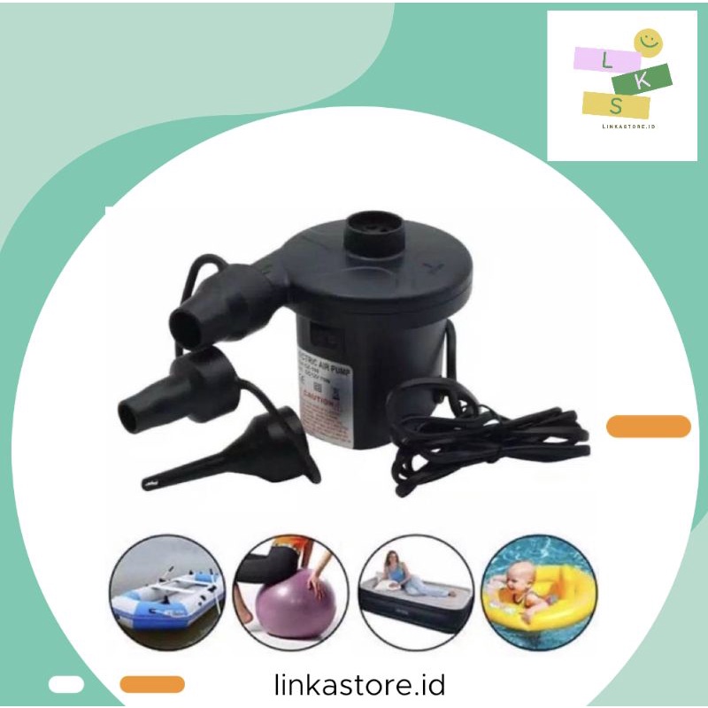 Jual Pompa angin elektrik 2 IN 1 XG668A AC air pump vacuum blow