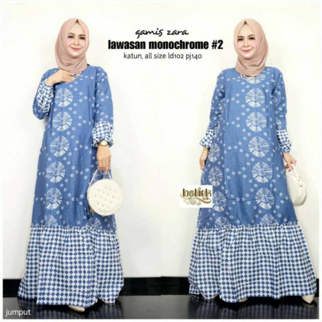 Gamis Batik Rempel ORI Meisya stile