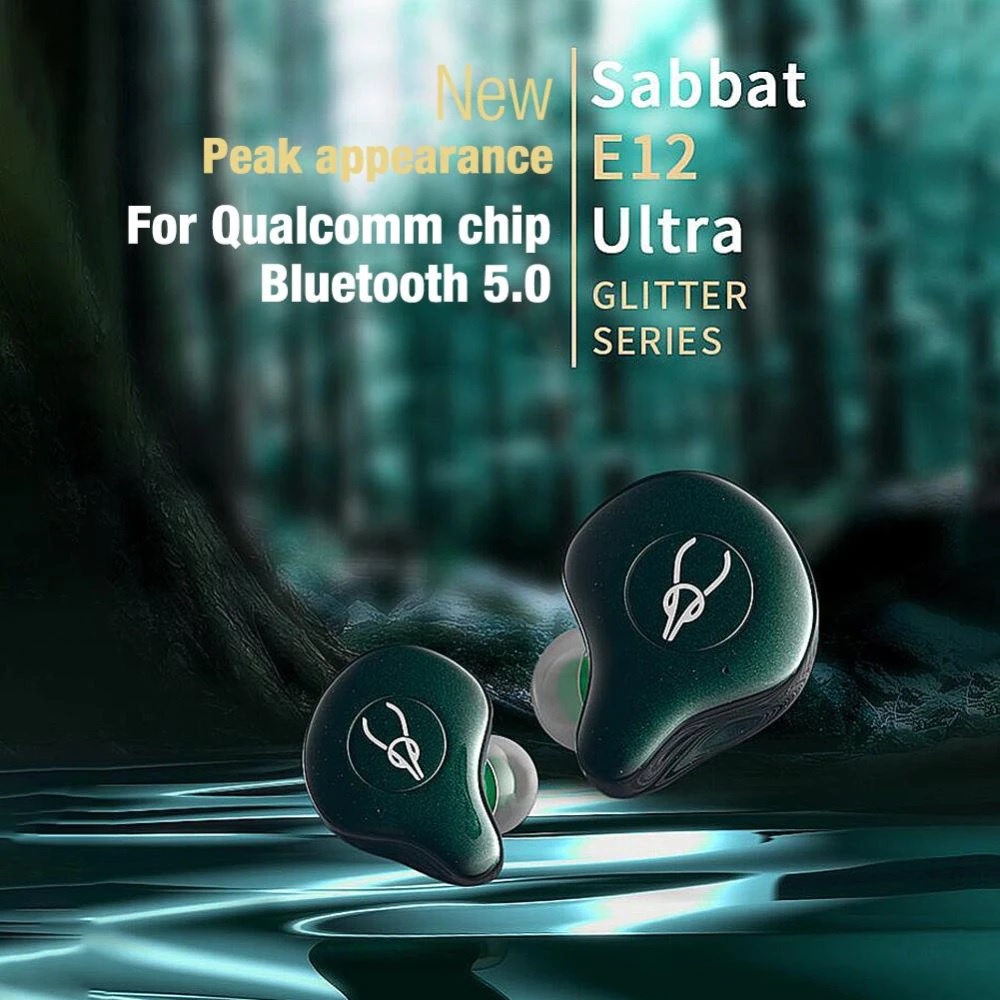 SABBAT E12 ULTRA GLITTER SERIES - Bluetooth 5.0 TWS Earphones