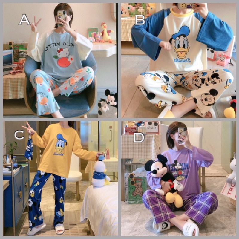 [READY] JUMBO XXL PIYAMA BAJU TIDUR DEWASA IMPORT LEISURE WEAR S0286-S0293