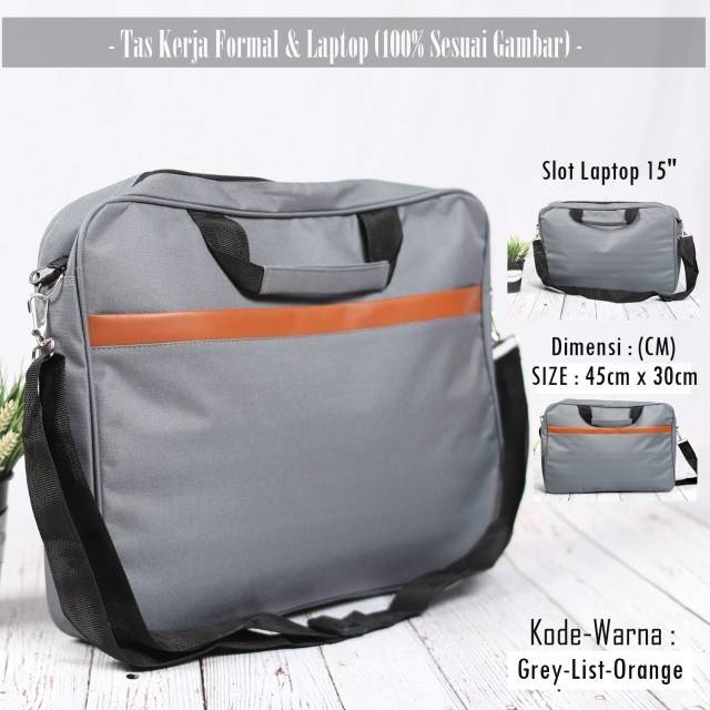 Tas Laptop - Tas Selempang Multifungsi - Tas Kerja Kantor - Tas Formal