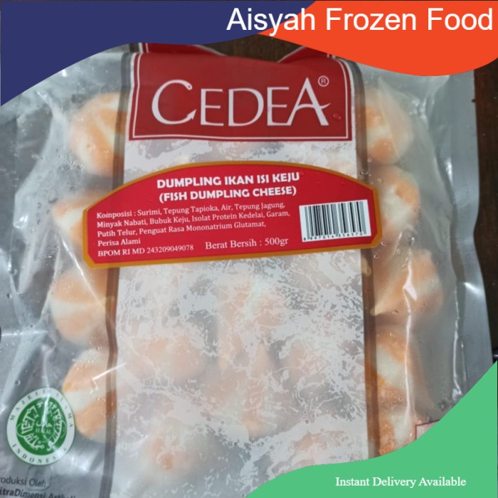 

Cedea Dumpling Ikan Isi Keju (Fish Dumpling Cheese) 500gr