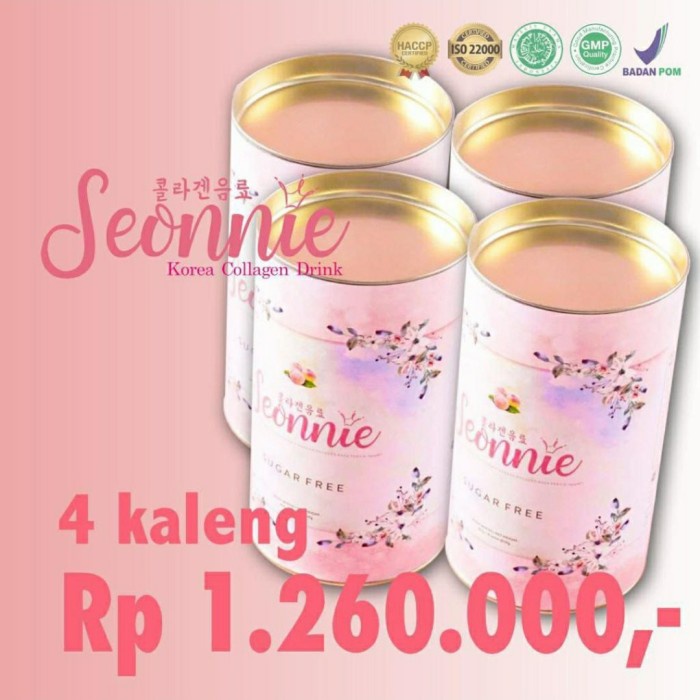 {cantikstore} Seonnie Collagen Drink 4 Box  / Korea Collagen Drink Diskon