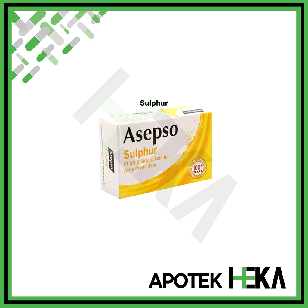 Asepso Bar Soap - Sabun Batang Antiseptik Mengurangi Bau Badan (SEMARANG)
